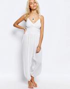 Akasa Beach Jumpsuit - White