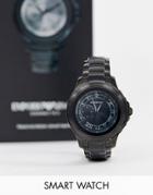 Emporio Armani Art5010 Alberto Smart Watch 43mm In Black - Black