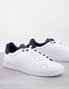 Tommy Hilfiger Retro Leather Sneakers In White