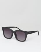 Quay Australia Square Sunglasses Libre In Black & Tort - Black