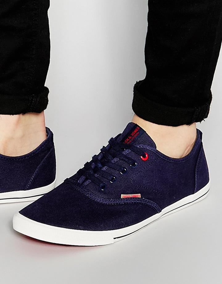 Jack & Jones Spider Canvas Sneaker - Navy