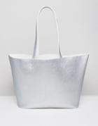 Asos Reversible Shopper Bag - White