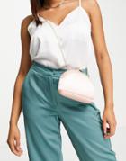 True Decadence Dome Cross-body Bag With Chain In Mink-pink