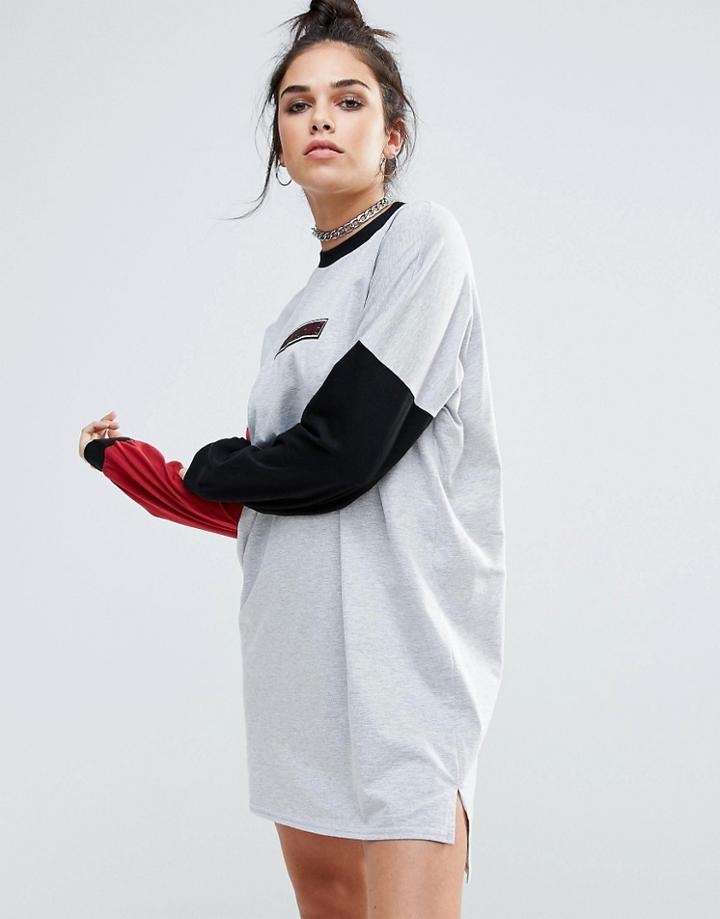 The Ragged Priest Rage Sweater Dress - Gray