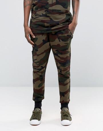 Hand Of God Camo Joggers - Khaki