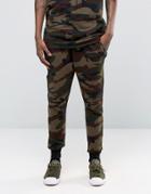 Hand Of God Camo Joggers - Khaki