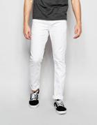 Jack & Jones Slim Fit White Jeans - White
