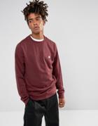 Element Cornell Logo Sweat In Burgundy - Red