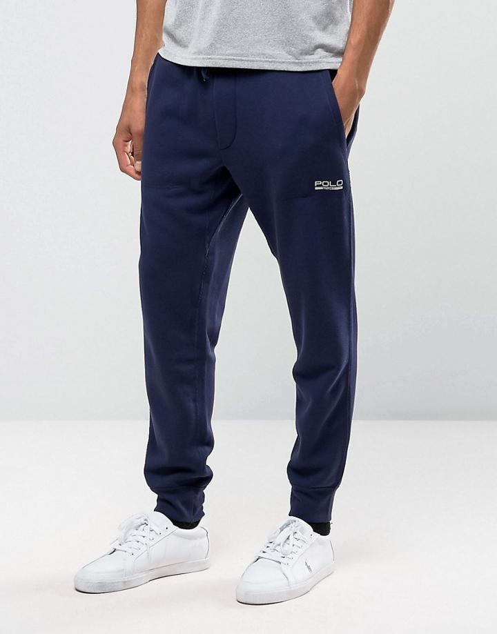 Polo Sport Regular Fit Logo Cuffed Jogger In Navy - Navy