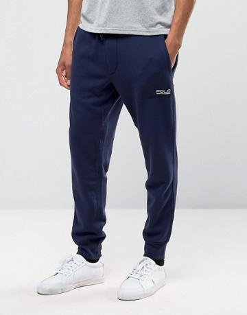 Polo Sport Regular Fit Logo Cuffed Jogger In Navy - Navy