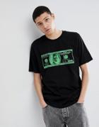 Weekday Frank Money T-shirt - Black