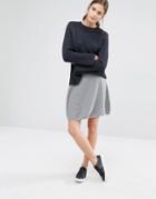 Boss Orange Ibena Waffle Knit Skirt - Gray