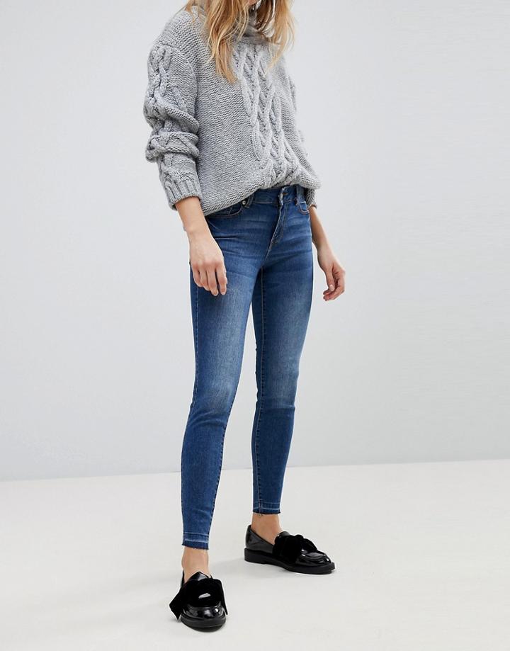 Jdy Dark Wash Skinny Jeans - Blue