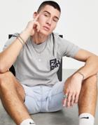 Farah Short Sleeve T-shirt In Gray Heather