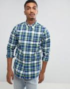 Tommy Hilfiger Ifan Check Shirt Slim Fit In Blue - Blue
