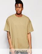 Reclaimed Vintage Oversized T-shirt - Tan