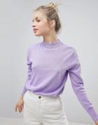 Monki Lightweight Sweater - Purple