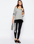 Private Party Downward Dog Leggings - Black