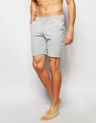 Farah Jersey Lounge Shorts In Slim Fit - Gray