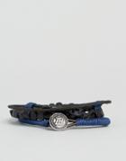 Icon Brand Rope Bracelet Pack In Navy - Navy