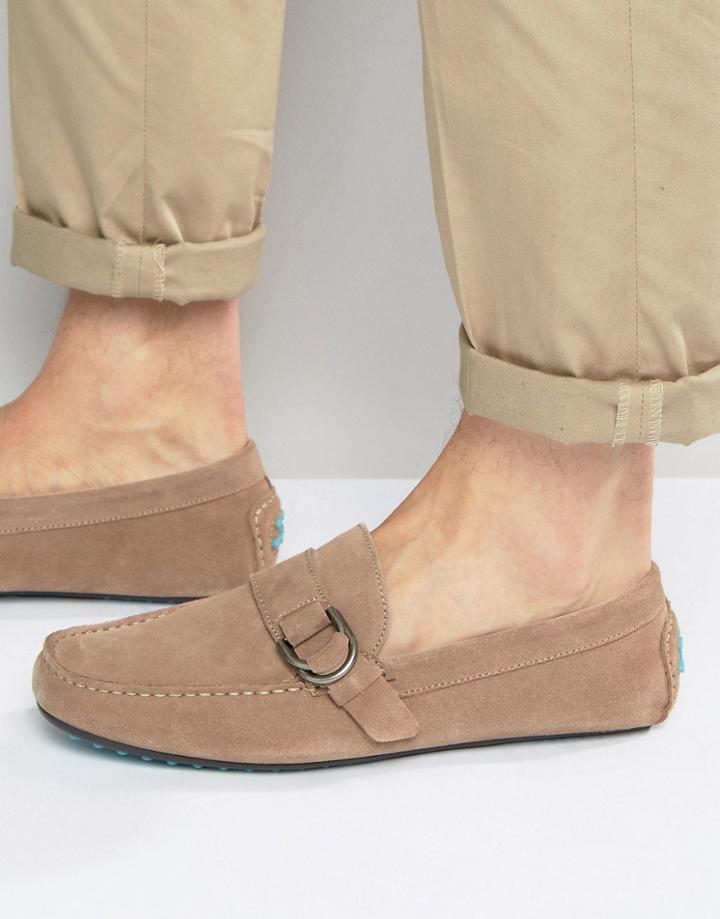 Aldo Garibaldo Suede Loafers - Beige