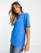 Asos Design Oversized T-shirt In Blue