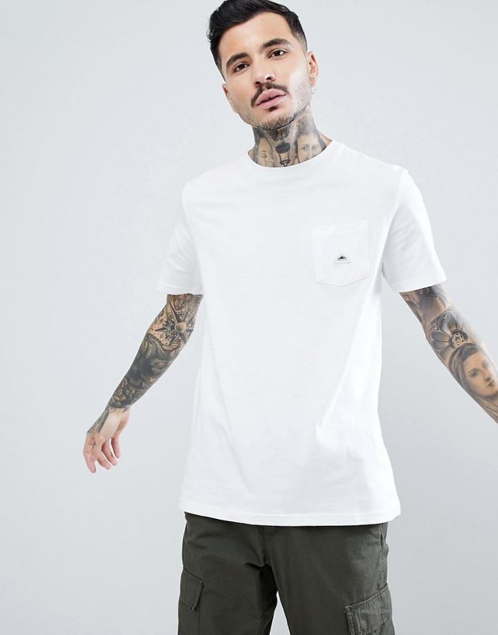 Penfield Southborough Logo Pocket T-shirt In White - White