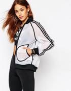 Adidas Originals Rita Ora Sheer Layer Bomber Jacket - White