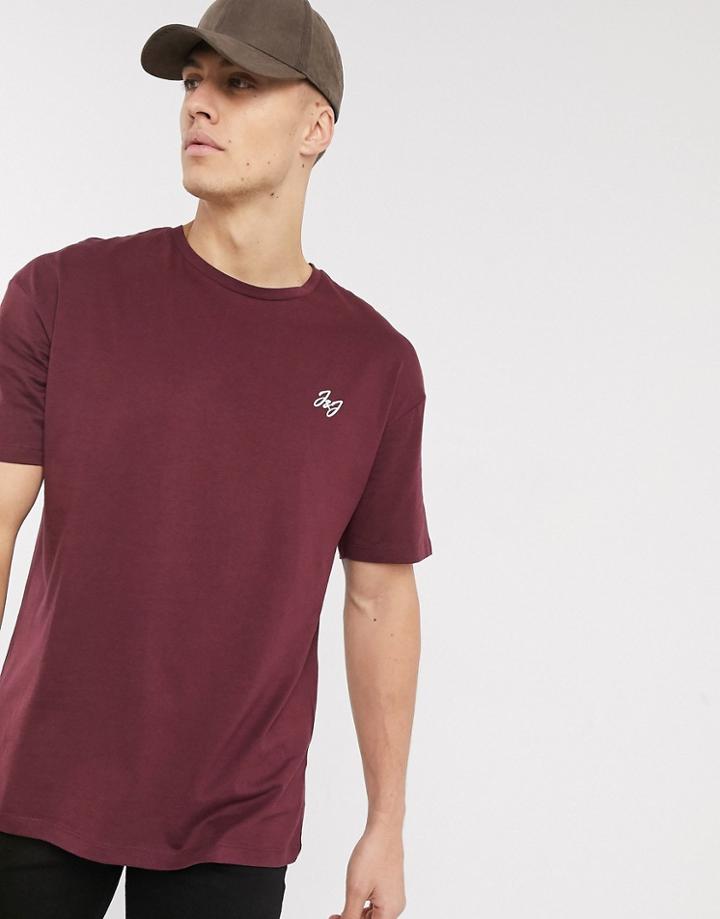 Jack & Jones Oversized T-shirt-red