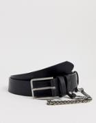 Bershka Belt In Black