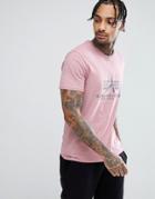 Alpha Industries Logo T-shirt In Pink - Pink
