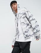 Mennace Hoodie In Desert Camo Print - Multi