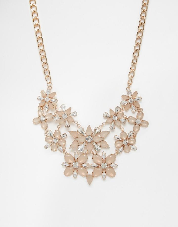 Coast Eadie Floral Necklace - Blush