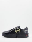 Love Moschino Gold Hardware Sneakers In Black