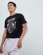 Jack & Jones Premium T-shirt With Good Life Graphic - Black