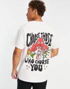 New Look Choose You T-shirt In White