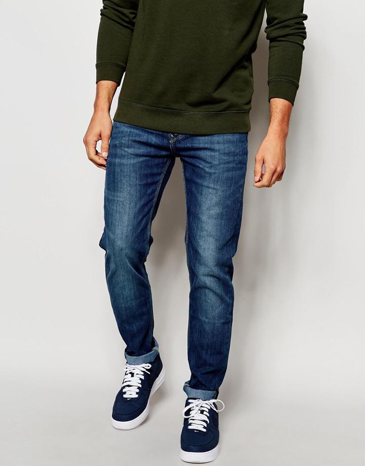 Lee Jeans Arvin Slim Tapered Fit Blue Legacy Mid Wash - Blue Legacy