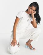 & Other Stories Organic Cotton Denim Overalls In Off White