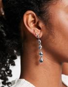 Whistles Abstract Spot Drop Earrings In Sterling Silver