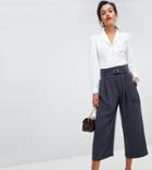 Mango Wide Leg Crop With Resin Belt