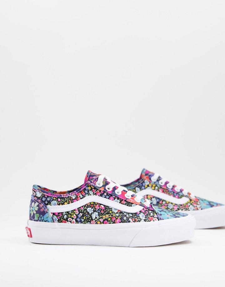 Vans X Liberty Old Skool Tapered Liberty Fabrics Sneakers In Multi