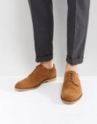 Zign Suede Desert Shoes In Brown - Brown