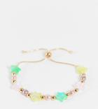 Reclaimed Vintage Inspired Puller Bracelet With 90's Star Beads In Gold
