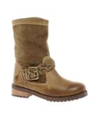 Timeless Bench Leather Boots - Tan