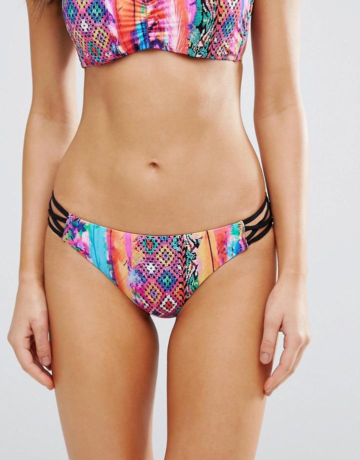 Seafolly Mexican Summer Brazilian Bikini Bottoms - Multi