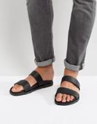Call It Spring Ricoberht Double Strap Sandals In Black - Black