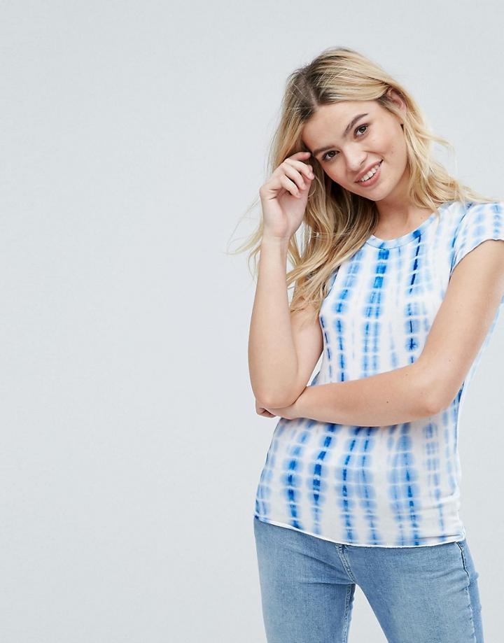Brave Soul Riley Tie Dye T-shirt - Blue