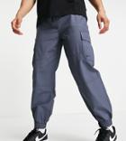 New Look Relaxed Fit Tech Sweatpants In Dark Blue-blues