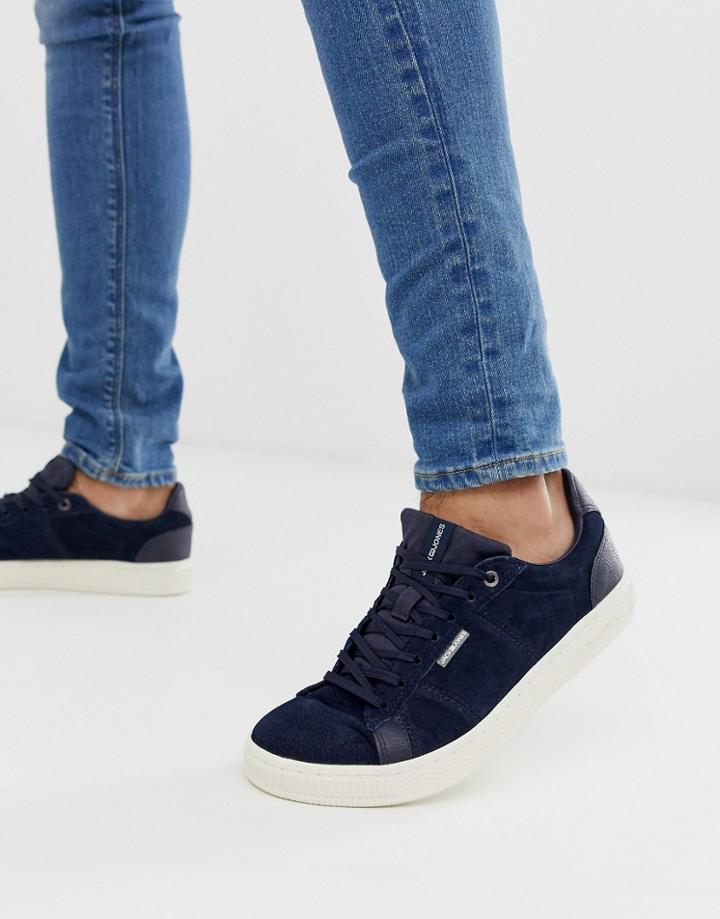 Jack & Jones Nubuck Sneakers - Navy