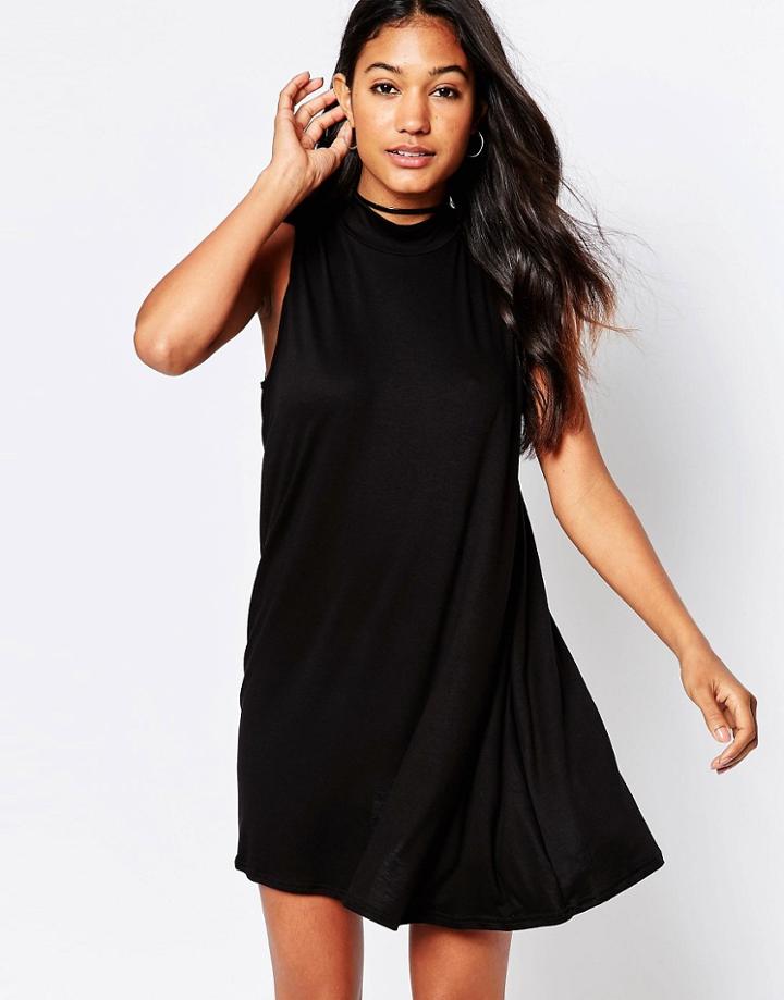 Motel Tania Swing Dress - Black